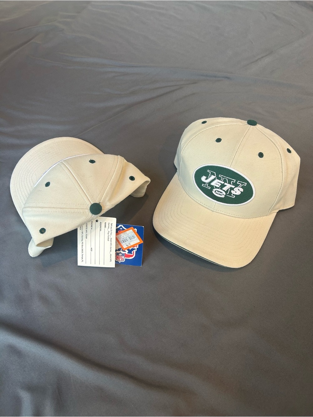 2 Vintage TWINS Enterprise Inc. / NFL GameDay / New York Jets Hats